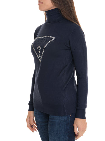 Maglia : piper Blu Guess Donna