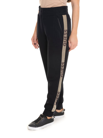 Guess Women's Black Studs Tracksuit Pants