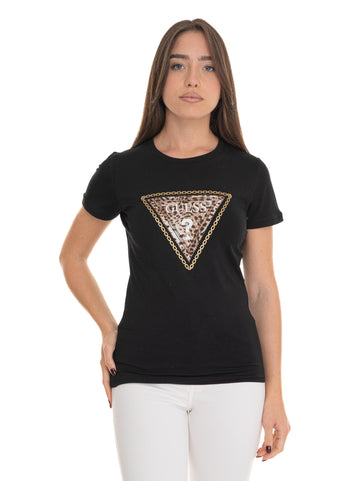 T-shirt Nero Guess Donna