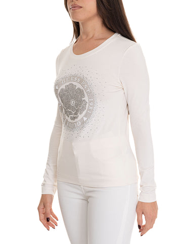 T-shirt Bianco Guess Donna