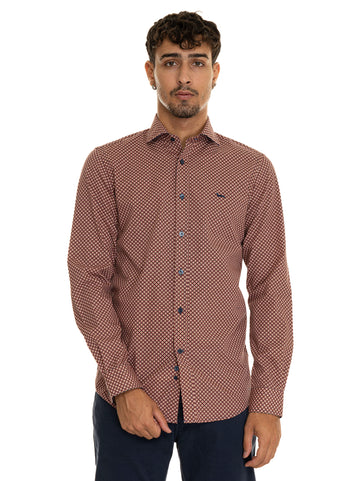 Camicia casual Bordeau Harmont & Blaine Uomo