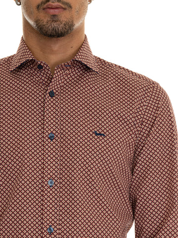 Camicia casual Bordeau Harmont & Blaine Uomo