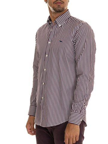 Camicia casual Prugna Harmont & Blaine Uomo