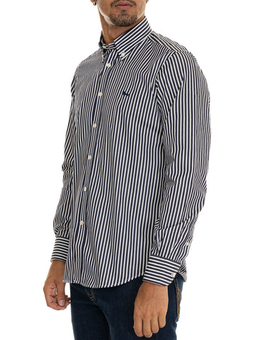 Camicia casual Blu Harmont & Blaine Uomo