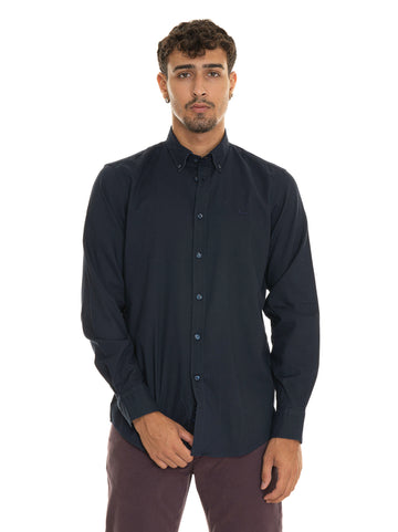 Camicia casual Blu Harmont & Blaine Uomo