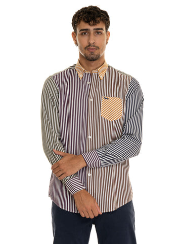 Camicia casual Multicolor Harmont & Blaine Uomo