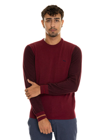 Pullover girocollo Bordeau Harmont & Blaine Uomo