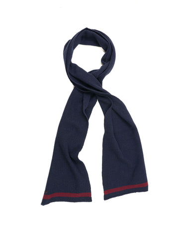 Harmont & Blaine Men's Blue-Bordeaux Scarf