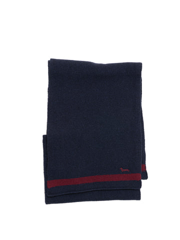 Harmont & Blaine Men's Blue-Bordeaux Scarf