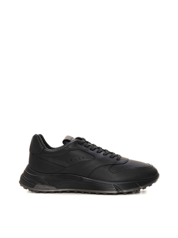 Hogan Men's Hyperlight Black Leather Sneakers