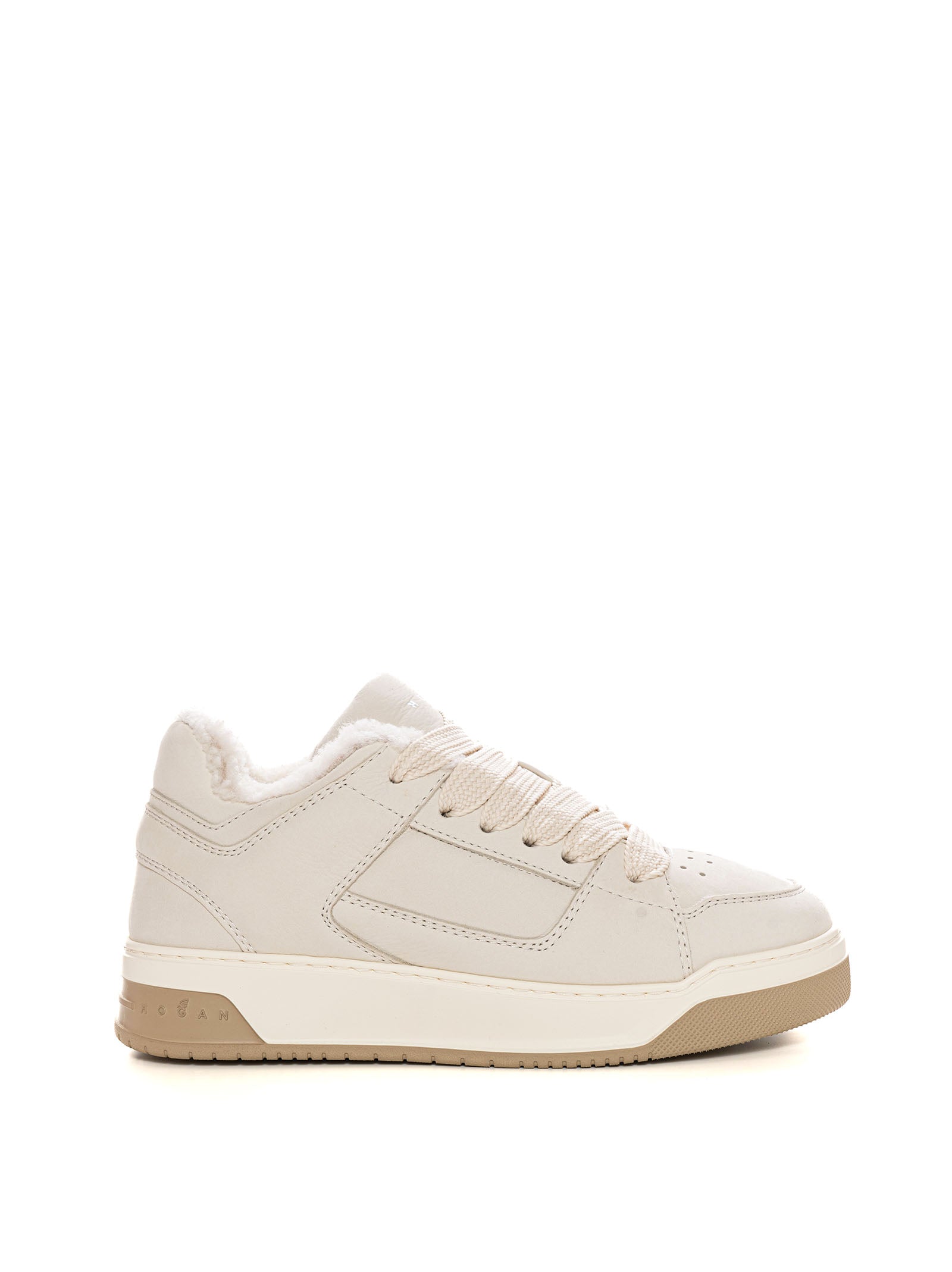 Sneakers con lacci H667 Avorio Hogan Donna