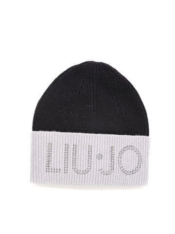 Cappello a coste Nero Liu Jo Donna