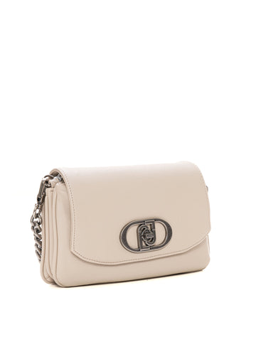 Medium Messenger Bag Beige Liu Jo Women