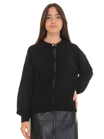 Cardigan bottoni Nero Liu Jo Donna