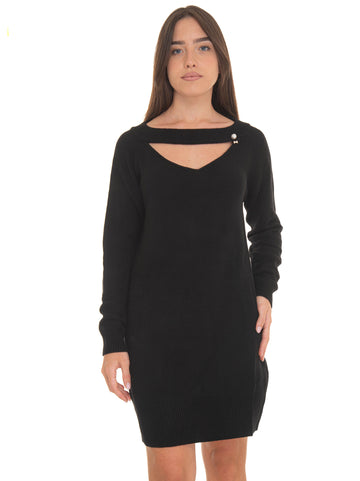 Liu Jo Women's Black Wool Dress