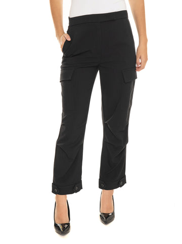 Liu Jo Women's Black Cargo Pants