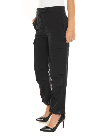 Liu Jo Women's Black Cargo Pants