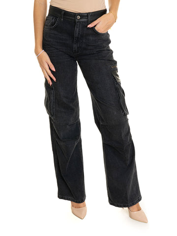 Jeans Denim nero Liu Jo Donna