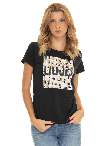 T-shirt Black Liu Jo Woman