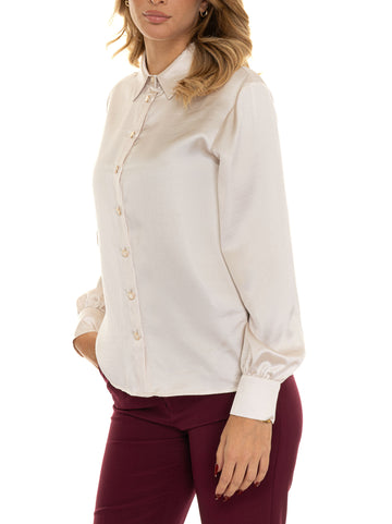 Natural Liu Jo Donna women's shirt