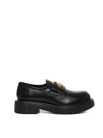 Moccasin Black Love Moschino Woman