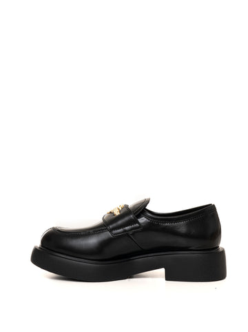 Moccasin Black Love Moschino Woman