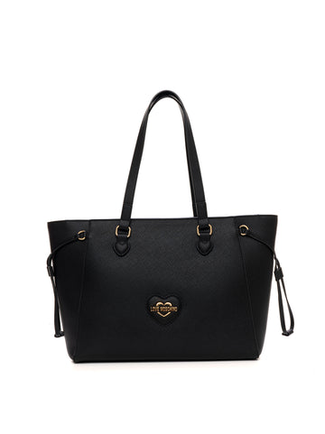 Black Love Moschino Women's shopping bag