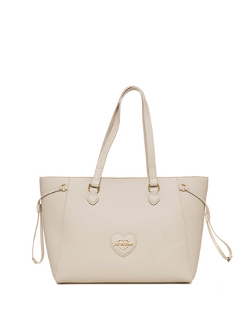 Love Moschino Women's Ivory Shopping Bag