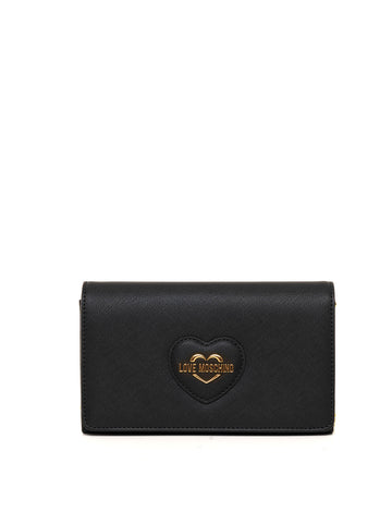 Borsa a tracolla Nero Love Moschino Donna