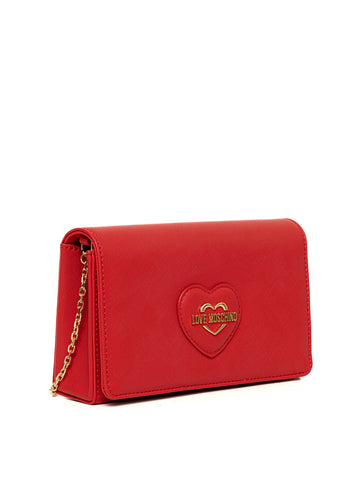 Borsa a tracolla Rosso Love Moschino Donna