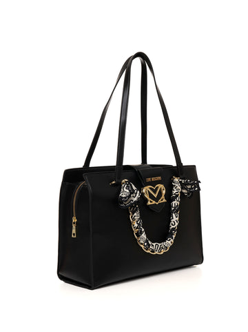 Borsa shopping Nero Love Moschino Donna