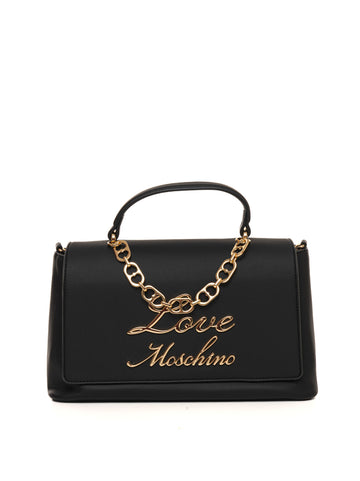 Borsa a mano Nero Love Moschino Donna