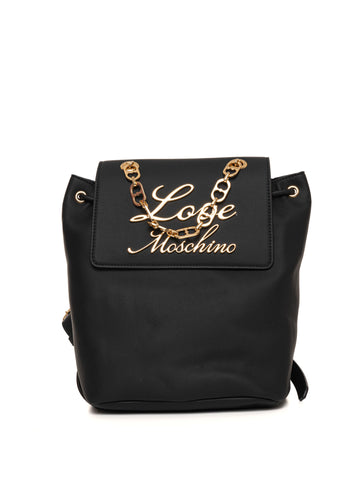 Zaino Nero Love Moschino Donna