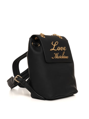 Zaino Nero Love Moschino Donna