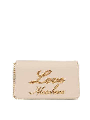 Small Ivory Bag Love Moschino Woman