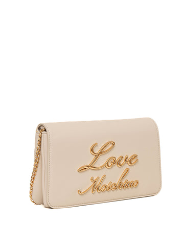 Small Ivory Bag Love Moschino Woman