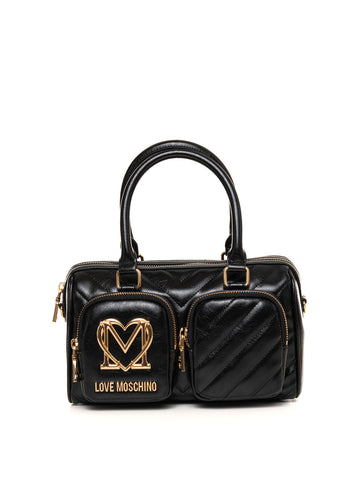 Borsa bauletto Nero Love Moschino Donna