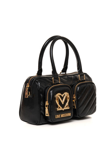 Borsa bauletto Nero Love Moschino Donna