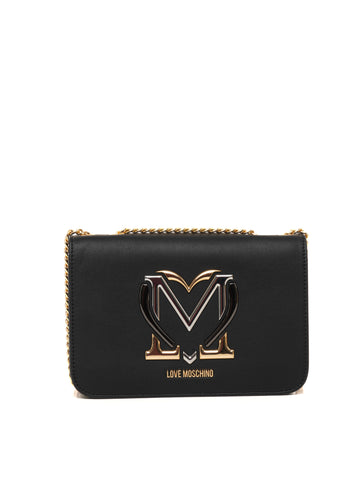 Borsa a tracolla Nero Love Moschino Donna