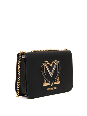 Borsa a tracolla Nero Love Moschino Donna