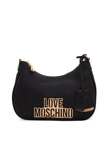 Half moon bag Black Love Moschino Woman