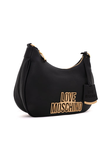 Borsa mezza luna Nero Love Moschino Donna