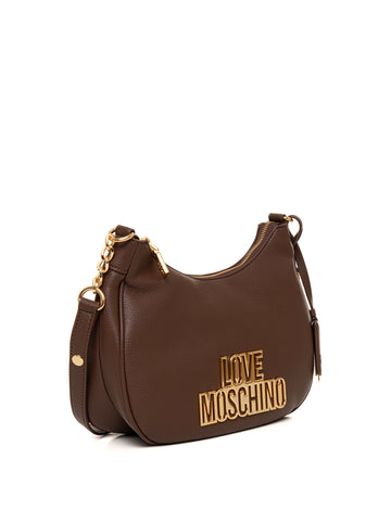 Love Moschino Women's Half Moon Bag Dark Brown