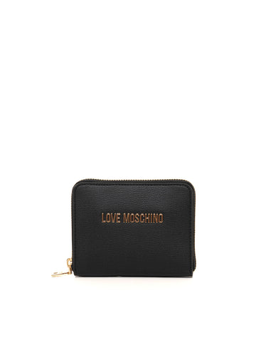 Portafoglio medio Nero Love Moschino Donna