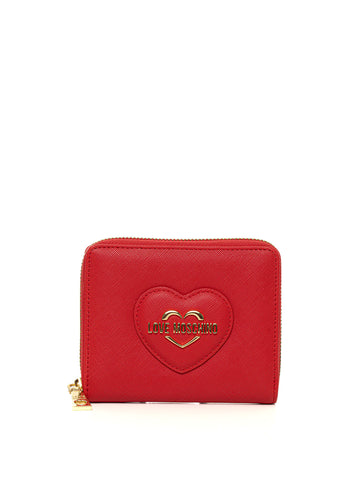 Portafoglio Rosso Love Moschino Donna