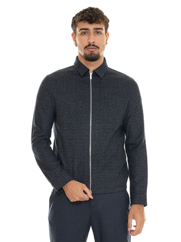 AVI Blue Marco Pescarolo Men's Short Jacket