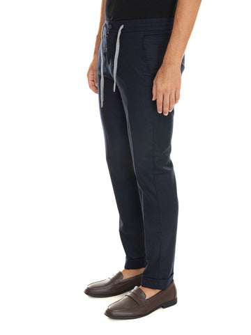 Jogger Pants CARACCIOLO Blue Marco Pescarolo Men