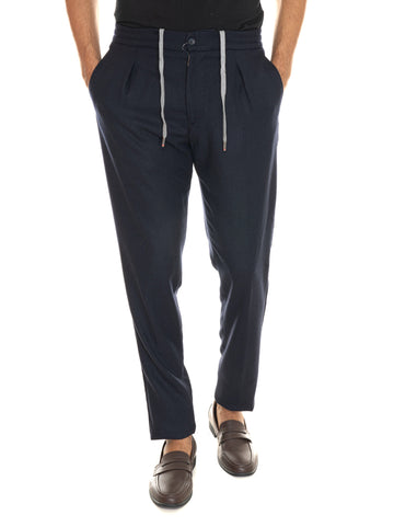 Jogger pants CHIAIA Blue Marco Pescarolo Men