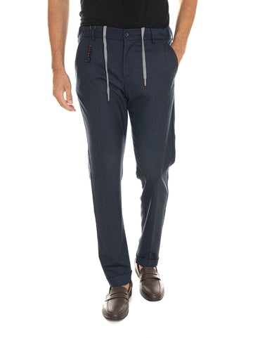 Jogger pants MANU Blue Marco Pescarolo Men