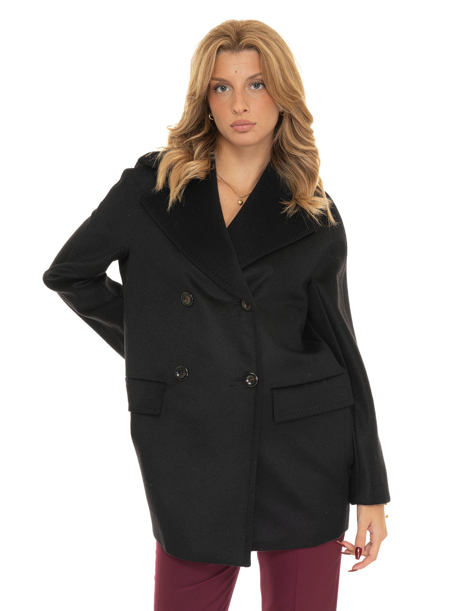 Kent Jacket Black Max Mara Studio Women Scaglione Ischia